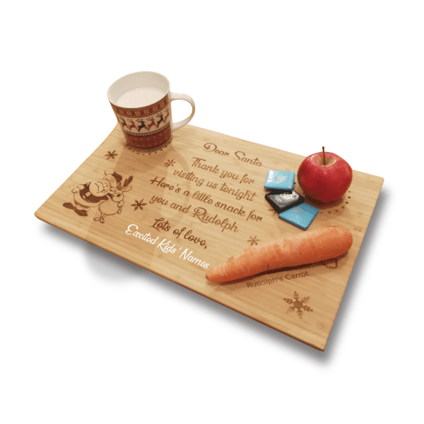 santa snack board